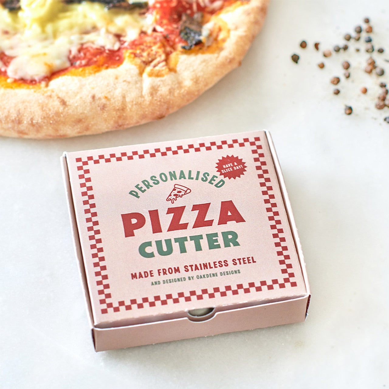 Personalised Metal Pizza Cutter