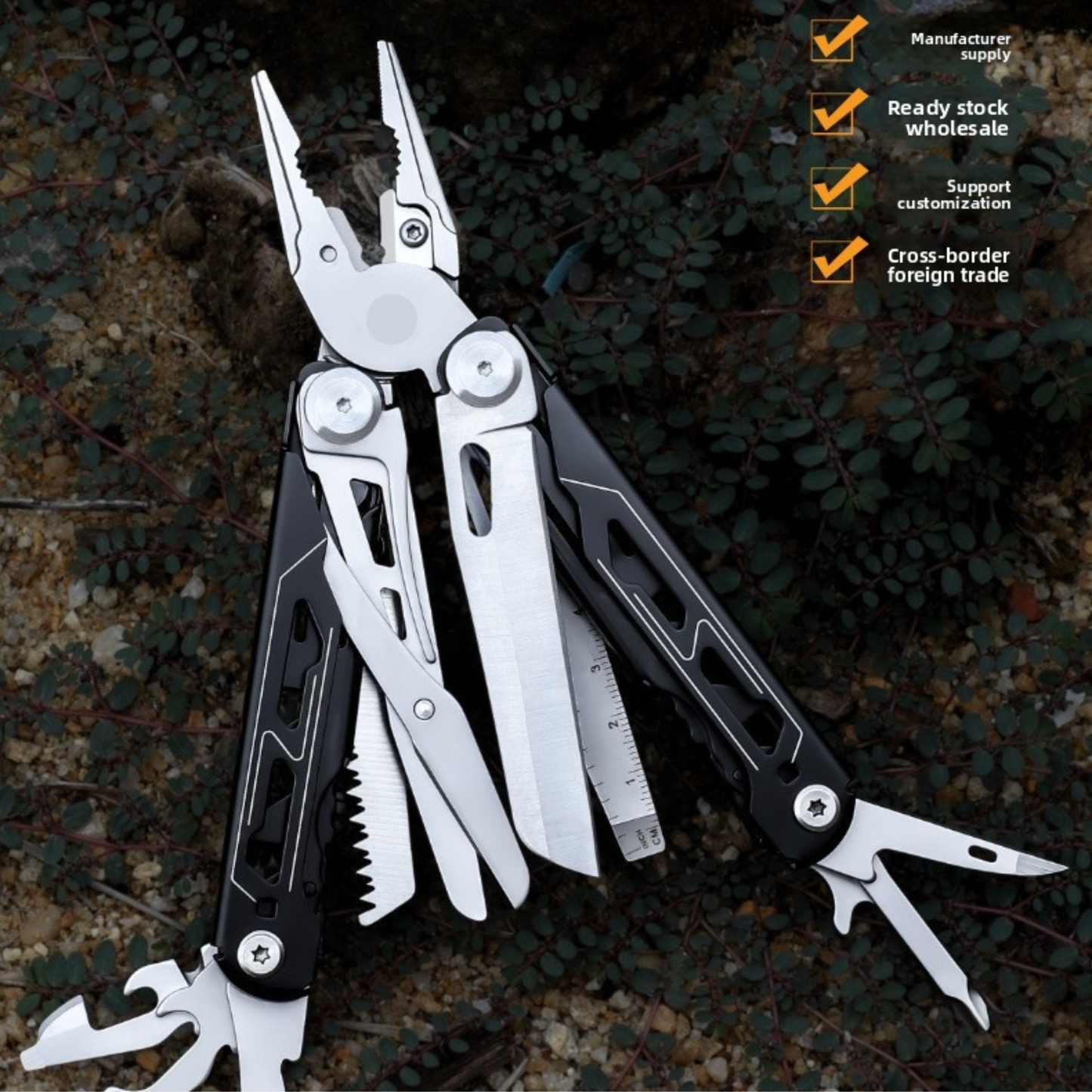 Tactical Multi-Tool Pliers Set - 17 Functions