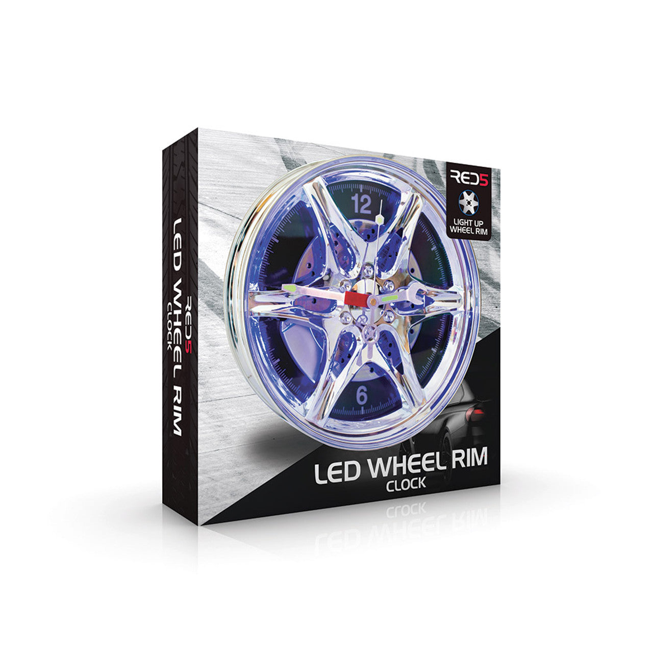 RED5 Neon Rim Wall Clock