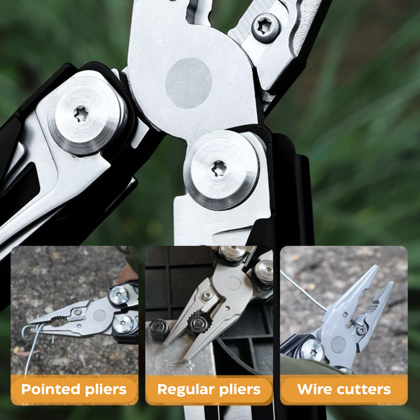 Tactical Multi-Tool Pliers Set - 17 Functions