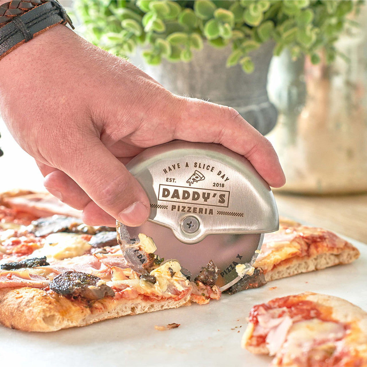 Personalised Metal Pizza Cutter