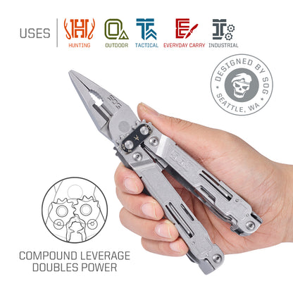 21 in 1 Compact Stainless Steel Multifunctional Tool